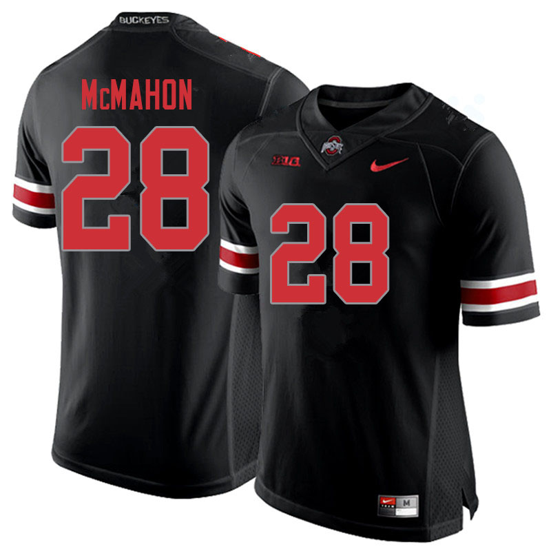 Ohio State Buckeyes #28 Amari McMahon College Football Jerseys Sale-Blackout